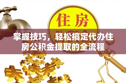 法库掌握技巧，轻松搞定代办住房公积金提取的全流程