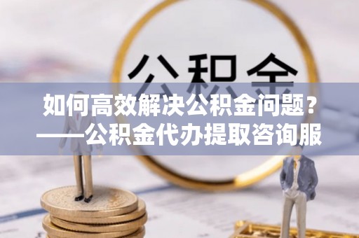 法库如何高效解决公积金问题？——公积金代办提取咨询服务指南
