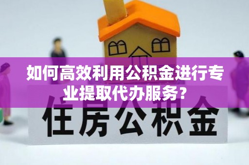 法库如何高效利用公积金进行专业提取代办服务？