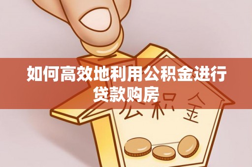 法库如何高效地利用公积金进行贷款购房